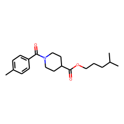 Isonipecotic acid, N-(4-methylbenzoyl)-, isohexyl ester