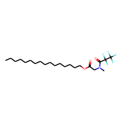 Sarcosine, n-pentafluoropropionyl-, hexadecyl ester