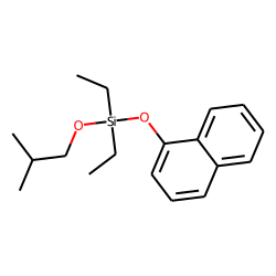 Silane, diethylisobutoxy(1-naphthoxy)-
