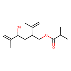 4-Hydroxy-2-isopropenyl-5-methylhex-5-enyl isobutyrate