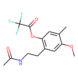 2,5-Dimethoxy-4-methyl-«beta»-phenethylamine-M (O-desmethyl-N-acetyl-), TFA, I