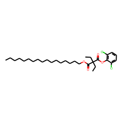 Diethylmalonic acid, 2,6-dichlorophenyl heptadecyl ester