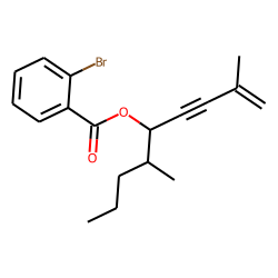 2-Bromobenzoic acid, 2,6-dimethylnon-1-en--3-yn-5-yl ester
