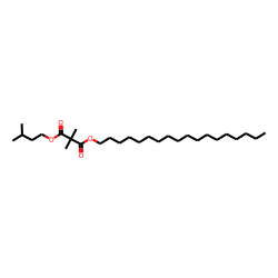 Dimethylmalonic acid, 3-methylbutyl octadecyl ester