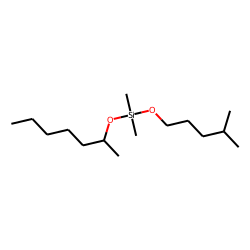 Silane, dimethyl(2-heptyloxy)isohexyloxy-