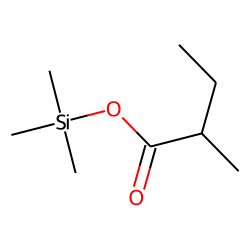 Butanoic acid, 2-methyl-, trimethylsilyl ester