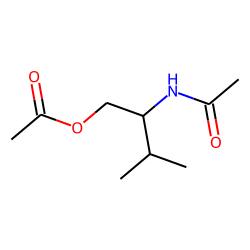 N-2-(1-acetoxy-3-methyl) butylacetamide