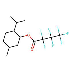 Menthol, heptafluorobutanoate