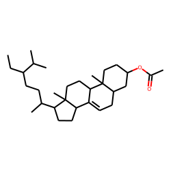 Stigmast-7-en-3-ol, acetate, (3«beta»,5«alpha»)-