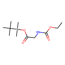 Glycine, ethoxycarbonylated, TBDMS