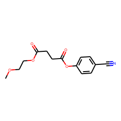 Succinic acid, 4-cyanophenyl 2-methoxyethyl ester
