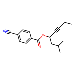 4-Cyanobenzoic acid, 2-methyloct-5-yn-4-yl ester