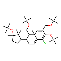 Androst-1,4-dien-2z-hydroxymethyl-17«alpha»-methyl-11«alpha»,17«beta»-diol-3-one, TMS