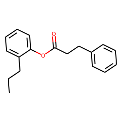 3-Phenylpropionic acid, 2-propylphenyl ester