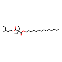 Diethylmalonic acid, 3-methylpentyl tetradecyl ester