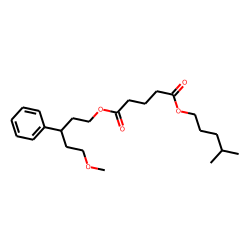 Glutaric acid, isohexyl 5-methoxy-3-phenylpentyl ester