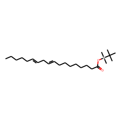 9,12-Octadecadienoic acid, tert-butyldimethylsilyl ester, (Z,Z)-