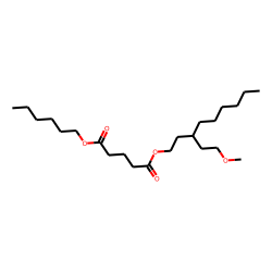 Glutaric acid, hexyl 3-(2-methoxyethyl)nonyl ester