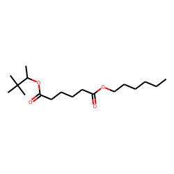 Adipic acid, 3,3-dimethylbut-2-yl hexyl ester