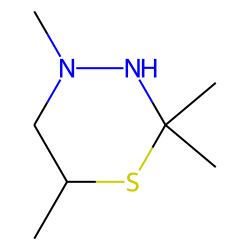 2H-1,3,4-Thiadiazine, tetrahydro-2,2,4,6-tetramethyl-
