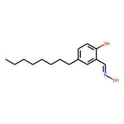 benzaldehyde oxime, 2-hydroxy, 5-octyl