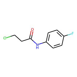 Propanamide, N-(4-fluorophenyl)-3-chloro-