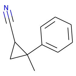 cis-Cyclopropanecarbonitrile, 2-methyl-2-phenyl