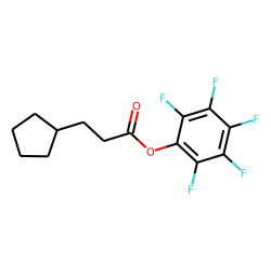 3-Cyclopentylpropionic acid, pentafluorophenyl ester