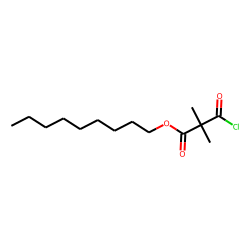 Dimethylmalonic acid, monochloride, nonyl ester