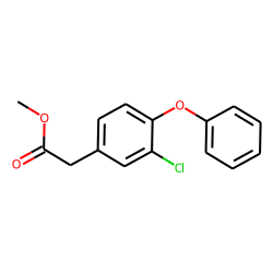 3-Chloro-4-benzyloxyphenylacetic acid, methyl ester