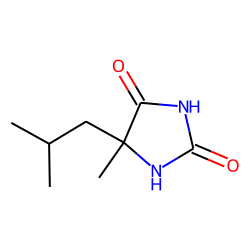 2,4-Imidazolidinedione, 5-methyl-5-(2-methylpropyl)-