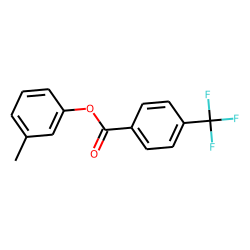 4-Trifluoromethylbenzoic acid, 3-methylphenyl ester