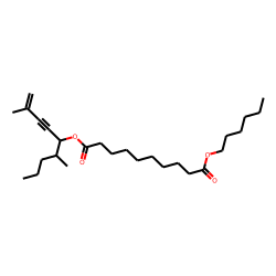 Sebacic acid, 2,6-dimethylnon-1-en-3-yn-5-yl hexyl ester