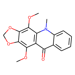1,3-Dioxolo[4,5-b]acridin-10(5H)-one, 4,11-dimethoxy-5-methyl-