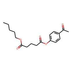 Glutaric acid, 4-acetylphenyl pentyl ester