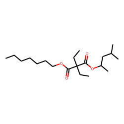 Diethylmalonic acid, heptyl 4-methylpent-2-yl ester