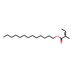 Tridecyl (E)-2-methylbut-2-enoate
