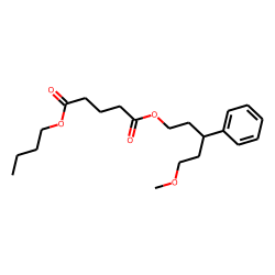 Glutaric acid, butyl 5-methoxy-3-phenylpentyl ester