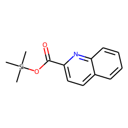 Quinaldinic acid, TMS