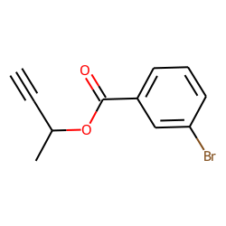 3-Bromobenzoic acid, but-3-yn-2-yl ester