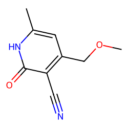 1,2-DIHYDRO-4-METHOXYMETHYL-6-METHYL-2-OXO-3-PYRIDINECARBONITRILE