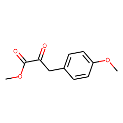 4-Hydroxyphenylpyruvic acid, methyl ether, methyl ester
