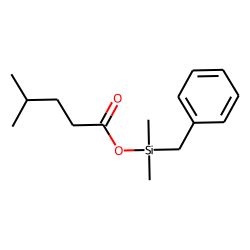 4-Methylvaleric acid, benzyldimethylsilyl ester