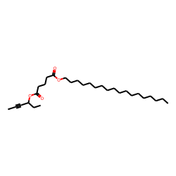 Glutaric acid, hex-4-yn-3-yl octadecyl ester