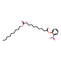 Sebacic acid, 2-nitrophenyl nonyl ester