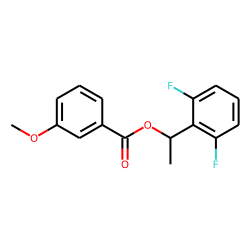3-Methoxybenzoic acid, 2,6-difluoro-«alpha»-methylbenzyl ester