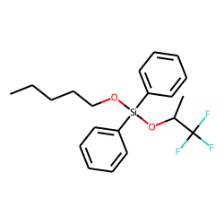 Silane, diphenylpentyloxy(1,1,1-trifluoroprop-2-yloxy)-
