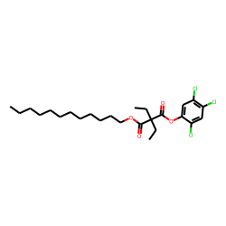Diethylmalonic acid, dodecyl 2,4,5-trichlorophenyl ester
