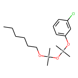 Silane, (3-chlorophenyloxy)dimethyl(hexyloxydimethylsilyloxy)-