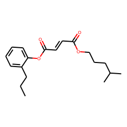 Fumaric acid, isohexyl 2-propylphenyl ester